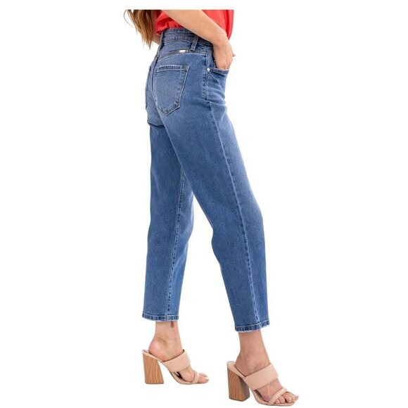 KanCan High Rise Straight Leg Comfort Stretch Jeans Size 29 (11) Ankle Length - Picture 12 of 12